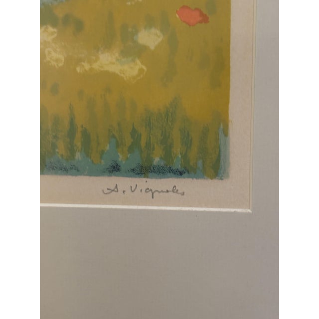 Modern 1982 Signed Pastoral Landscape Painting For Sale - Image 3 of 3