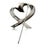 Metal 1990s Tiffany & Co Estate Heart Brooch Pin Sterling Silver By Paloma Picasso For Sale - Image 7 of 8