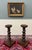 Antique Pair French Louis XIII Barley Twist Pedestals Plant Stands Oak 33" T For Sale - Image 10 of 18