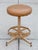 A true slice of functional mid-century design, this vintage swivel stool blends industrial utility with timeless...
