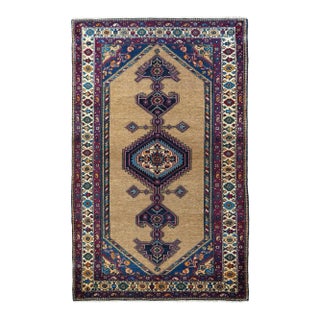 Antique Bidjar Rug 4'6'' x 7'3'' For Sale