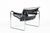 Marcel Breuer Vintage Mid Century Black Wassily Chair by Marcel Breuer (Attr.) 1970s For Sale - Image 4 of 16