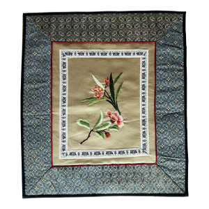 Early 20th Century Chinese Embroidered Silk Panel