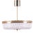 Mid-Century Chandelier in Glass and Brass attributed to Kamenický Šenov, Czech, 1960s For Sale