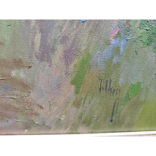 Impressionist Landscape, 20th Century, Oil Painting, Framed For Sale - Image 8 of 10