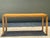 Vintage Brass Detail Campaign Console Table For Sale - Image 10 of 12