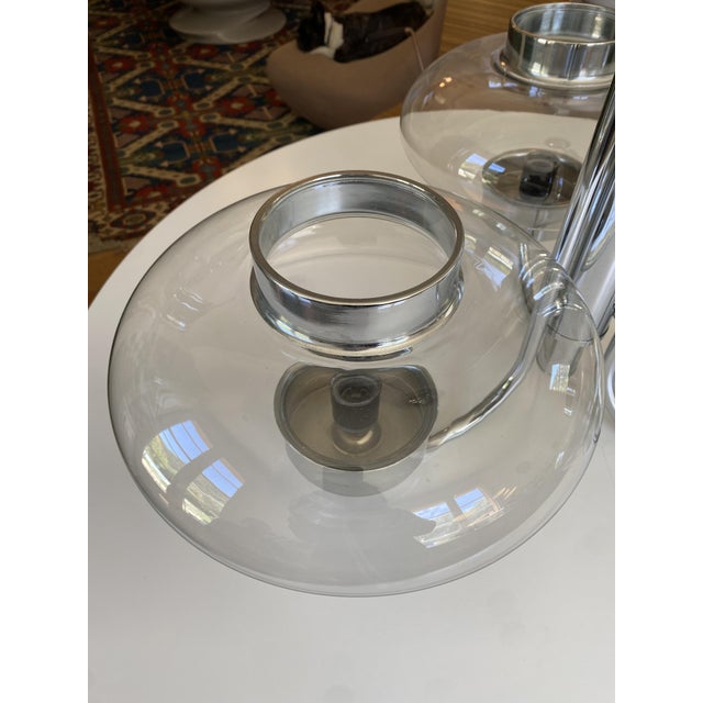 1970s Space Age Chandelier in Chromed Metal, 1970s For Sale - Image 5 of 18
