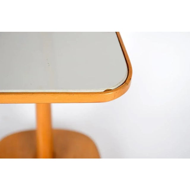 Mid-Century Wooden Floor Lamp attributed to Jan Vanek for Krasna Jizba, Former Czechoslovakia, 1950s For Sale - Image 9 of 11