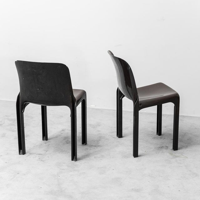 Selene Chairs by Vico Magistretti for Artemide, 1960s, Set of 2 For Sale - Image 6 of 10