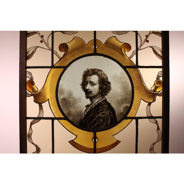 Flemish Renaissance Stained Glasses, Set of 4 For Sale - Image 9 of 18