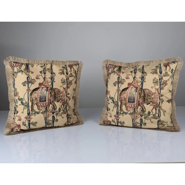 Vintage Cushions by Gaston and Daniela, 1960s, Set of 2 For Sale - Image 12 of 12