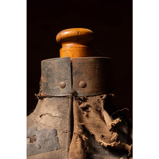 19th Century Victorian Adjustable Dress Form on Rolling Stand For Sale - Image 9 of 11