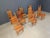 Wood Postmodern Calcar Dining Chairs by Benoit Lange, 1990s, Set of 8 For Sale - Image 7 of 12