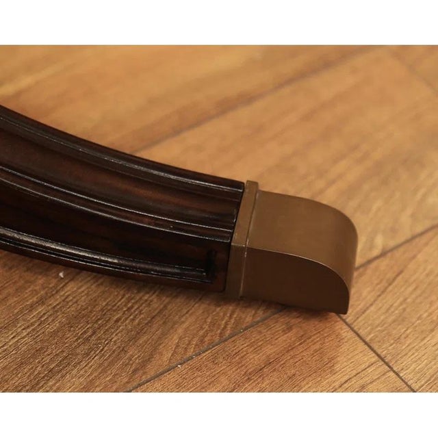 American Mahogany Flame Dining Table by Ap Exclusives For Sale - Image 3 of 3