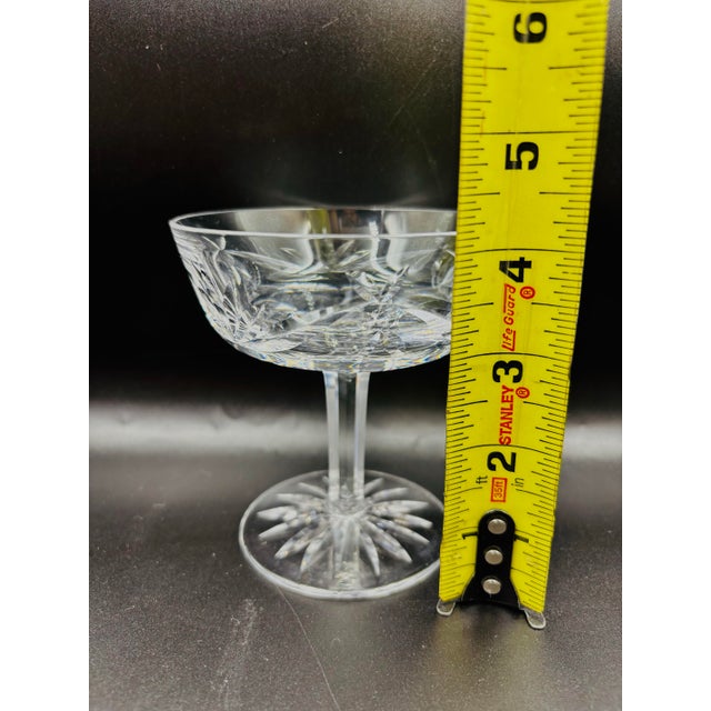 Mid 20th Century Waterford Crystal Ashling Champagne/Tall Sherbet - Set of 3 For Sale - Image 11 of 11