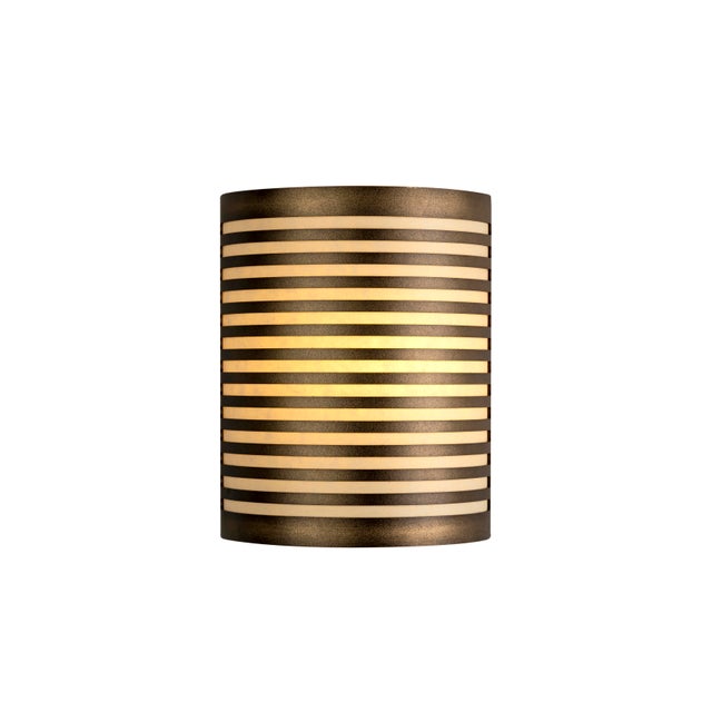 Italian Pollux Wall Light in Burnished Metal with Perforated Structure For Sale - Image 6 of 6