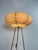 Beige Mid-Century Floor Lamp with Raffia Shade, 1950s For Sale - Image 8 of 18