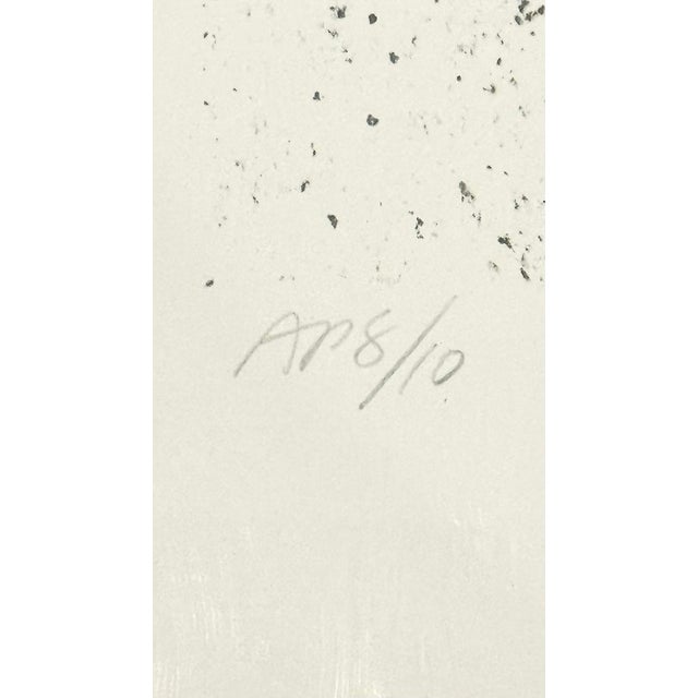 Contemporary Ross Bleckner "Single Bird (State)" Signed Artist's Proof Lithograph, 1999 For Sale - Image 3 of 4