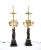 Antique French Napoleon III Gilt Bronze / Marble Candelabra Lamps For Sale - Image 11 of 12
