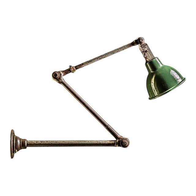 Vintage Industrial Articulating Task Lamp by Dugdill For Sale