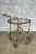 French Neoclassical Style Brass and Glass Bar Cart For Sale - Image 4 of 13