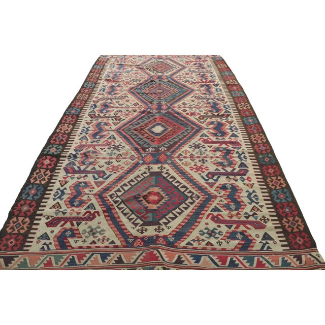 Early 20th Century Early 20th Century Antique Caucasian Kilim Rug, 05'01 X 10'09 For Sale - Image 5 of 10