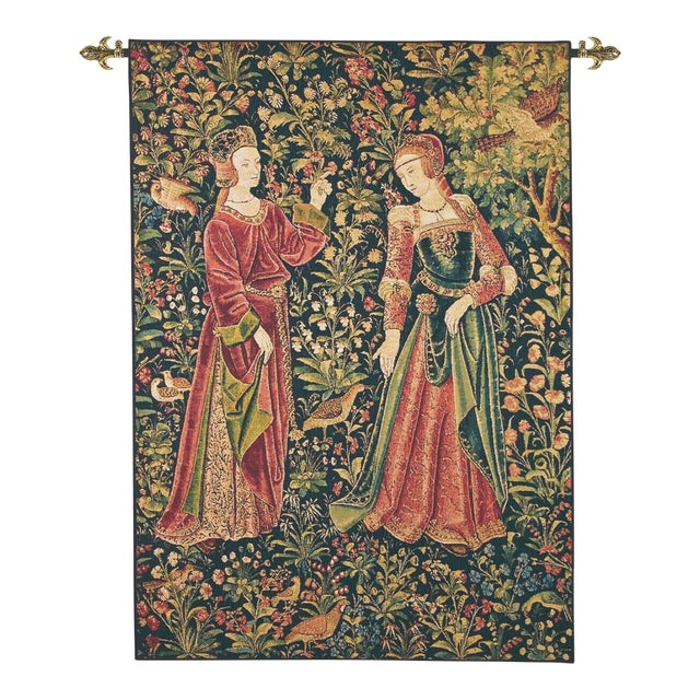 Noble Ladies Loom Woven Tapestry - 145 X 103 Cm (4'9" X 3'5") - Requires Rod Size 3 For Sale