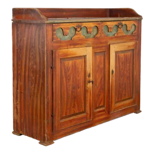 Original Painted Sideboard Cabinet From Sweden, Circa 1820-40