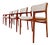 Danish Teak Dining Armchairs from VS Vamdrup Stolefabrik 1960s, Set of 4 For Sale