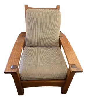 1980s Morris Bow Arm Chair by Stickley