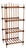 Folk Art Whimsy Stick and Ball Spindle Shelf / Etagere For Sale