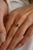 Modern Natural Multi Sapphire Two Stone Modern Ring in 18k Yellow Gold Size 7.5 For Sale - Image 3 of 11