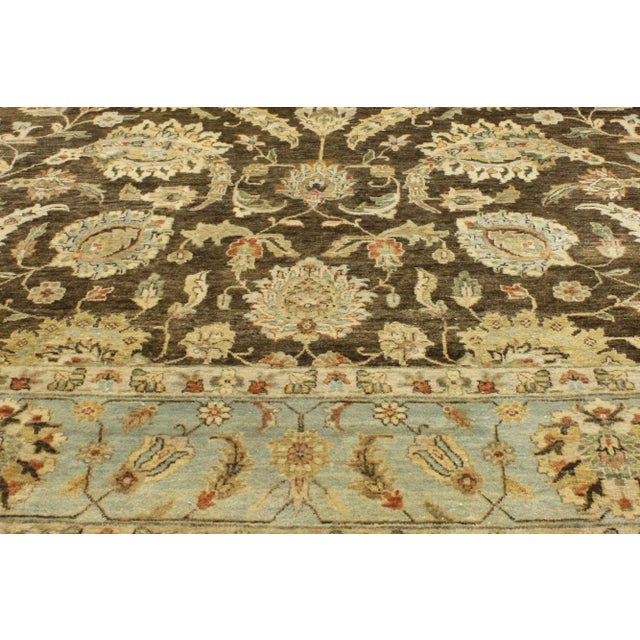 Late 20th Century Late 20th Century Vintage Earth-Tone Oushak Rug - 08'10 X 12'02 For Sale - Image 5 of 8