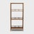 Chinese Pair of Chinese Reeded Golden Silk Shelves, C. 1900 For Sale - Image 3 of 8