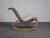 A distinctive dondolo rocking chair designed by luigi crassevig for crassevig in the 1970s. The flowing bentwood frame...