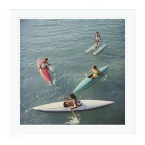Lake Tahoe Trip 1959 by Slim Aarons Framed C Print