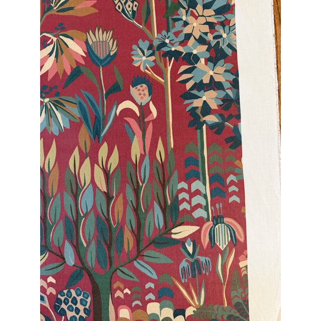 2020s Thibaut Large Botanical Graphic Print 6 Yards F912044 Alpine Sunbaked Fabric For Sale - Image 5 of 5