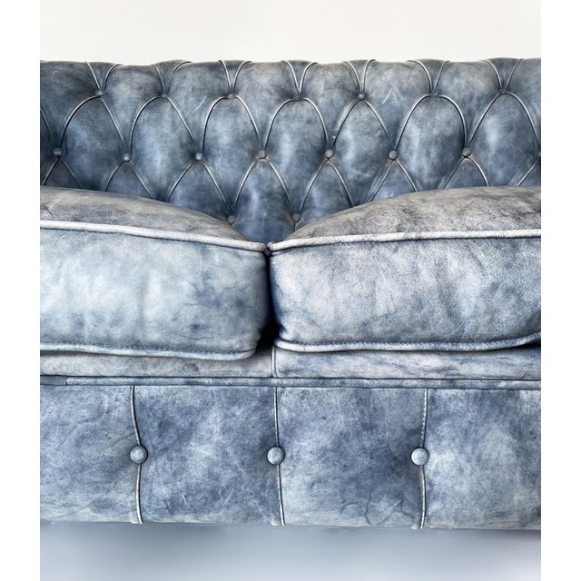 1990s Chesterfield-Style Leather Sofa, 1990s For Sale - Image 5 of 14