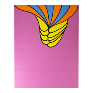 1967 Abstract Serigraph by Nicholas Krushenick