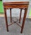 20th Century Mahogany Stretcher Galleried Side Table For Sale - Image 4 of 11