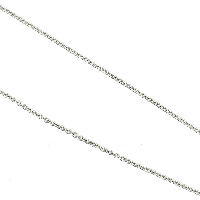 Natural Diamond Cross Pendant with Chain 17" 14k W Gold 0.25 CT Certified For Sale - Image 4 of 14