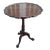 Late 20th Century Mahogany Pie Crust Tilt Top Table For Sale