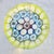 Mid-20th Century Large Murano Glass Millefiori Paperweight. Very happy colorful milleflora bouquet in the crystal weight....