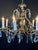 1960s Vintage Chandelier- Vintage Spanish Brass Chandelier With 8 Lights & Faceted Crystal For Sale - Image 5 of 8
