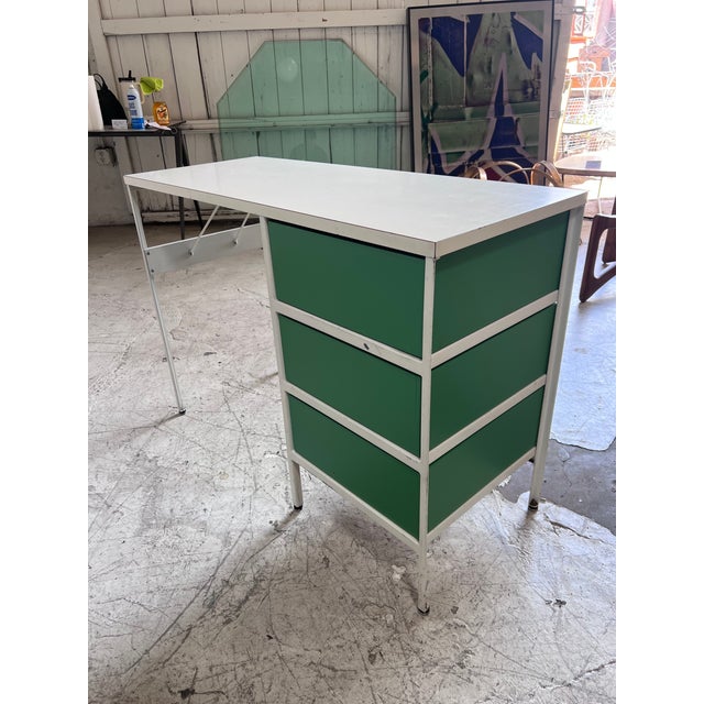 Metal Mid Century Modern Lacquered Desk by George Nelson for Herman Miller For Sale - Image 7 of 7