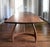 Custom Furniture Builders Sculptural Mid-Century Walnut Dining Table For Sale - Image 4 of 4
