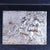 Item : this precious bas-relief made of 925 silver features a dynamic scene depicting horses in motion, evoking the power...
