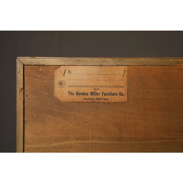 George Nelson for Herman Miller Twin Headboards W Hidden Storage, 1950s, Signed 23 For Sale - Image 18 of 18