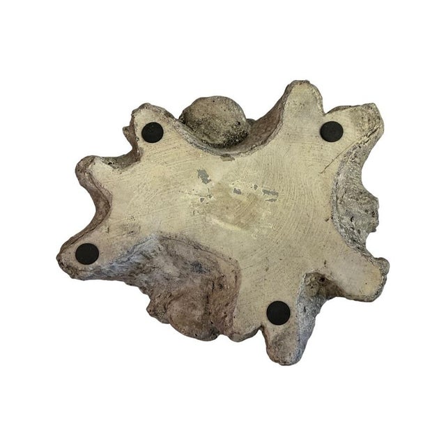 Small Faux Bois Cement Planter For Sale In Austin - Image 6 of 6