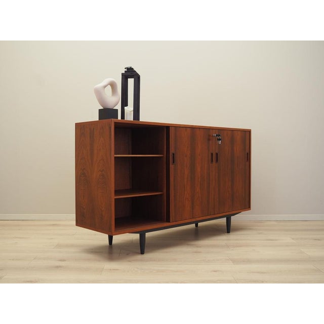 Wood Vintage Danish Rosewood Dresser, 1970s For Sale - Image 7 of 14